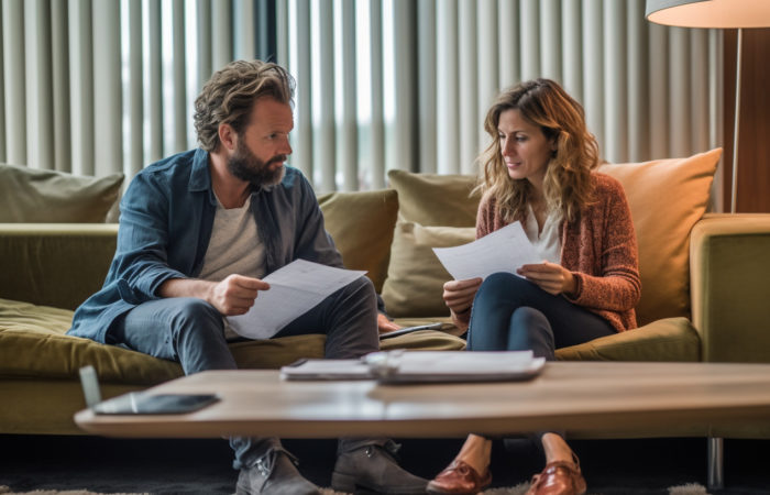 scheiden en een koophuis