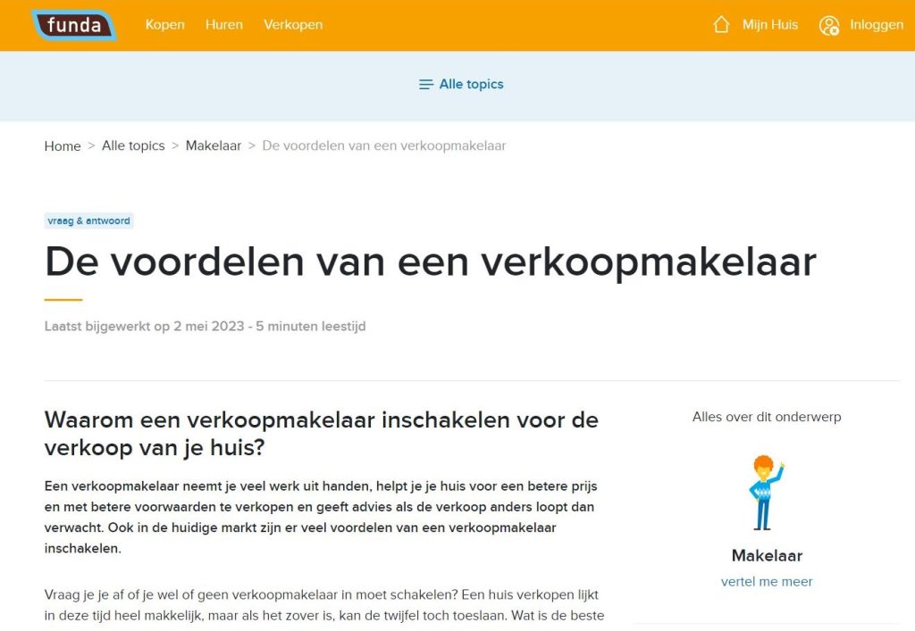 voordelen verkoopmakelaar
